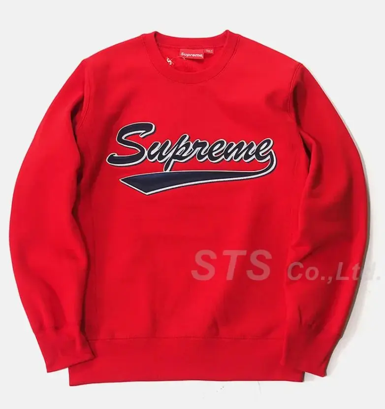 トップス Supreme Brush Script Crewneck 2016aw Supreme Brush Script Crewneck (FW16)