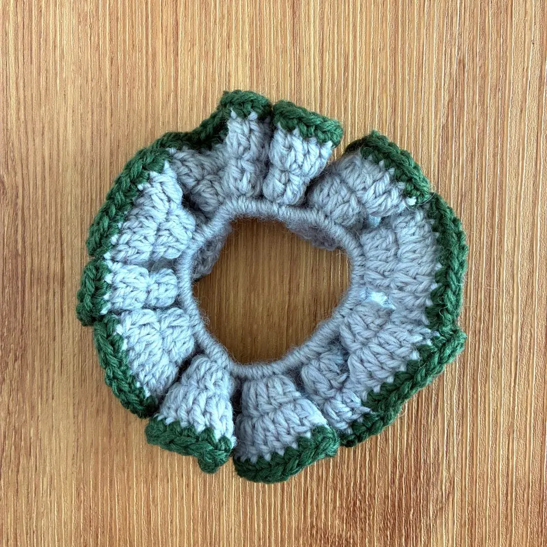 Thumbnail of Scrunchie: Gray, Green
