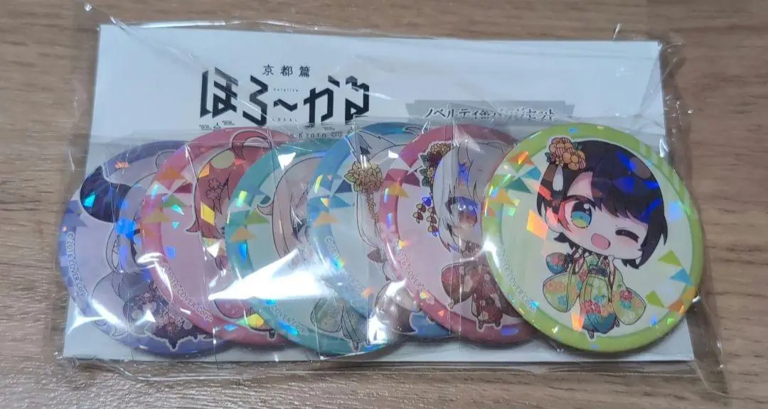 ホロライブ ほろ～かる 市内巡回スタンプラリー クリアファイル&缶バッジ7種 ホロライブ×観光周遊企画「ほろ～かる」始動。第1弾は京都篇