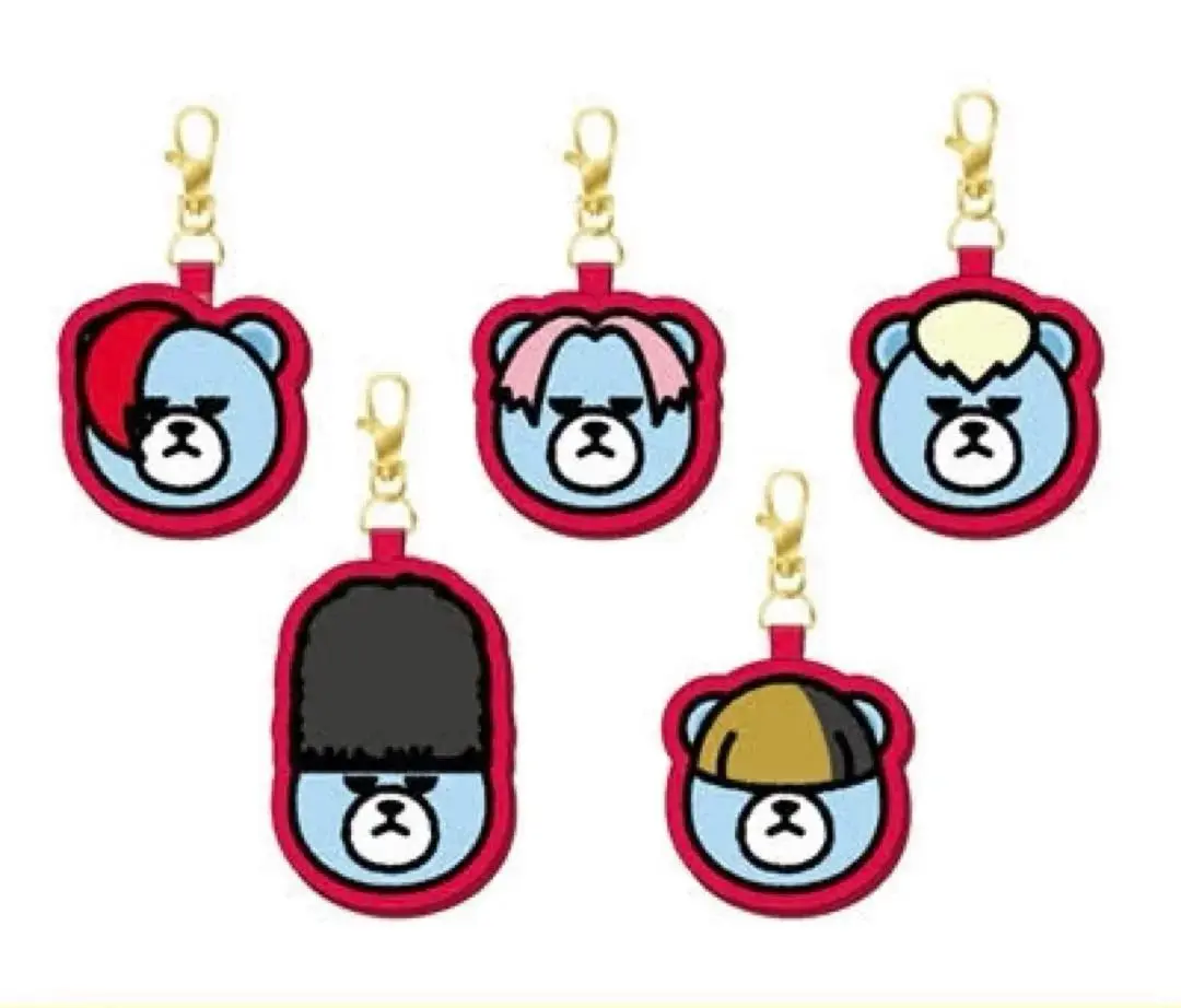 ♦️8⚛️BIGBANG KRUNK サガラ刺繍キーホルダー 5個セット BIGBANG KRUNK×BIGBANG サガラ刺繍キーホルダー 5個セット