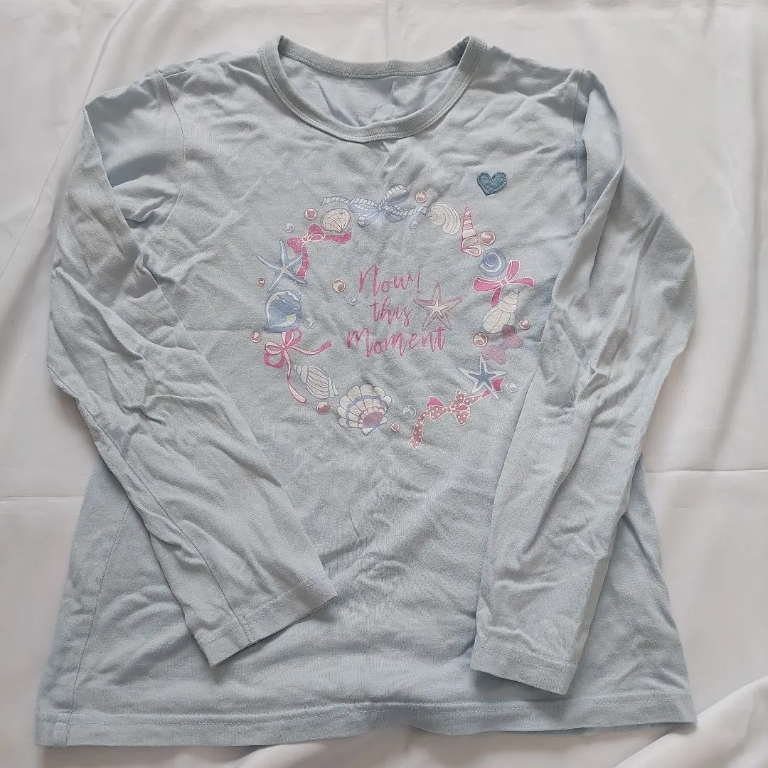 Thumbnail of Belle Maison GITA 140 Girl's Light Blue Long Sleeve T-shirt