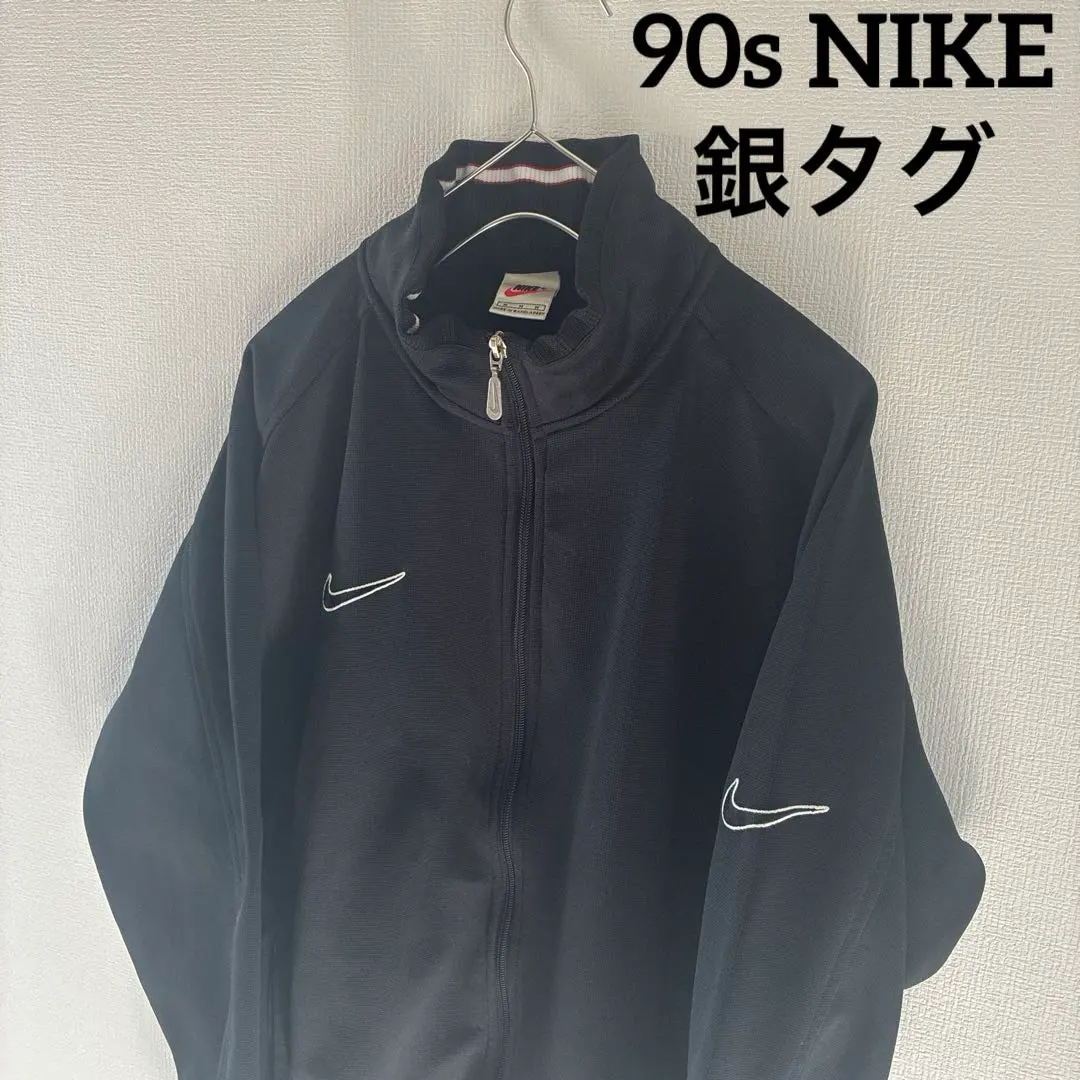 Thumbnail of 90s OLD NIKE Track Jacket Jersey Men's Long Sleeve Black M