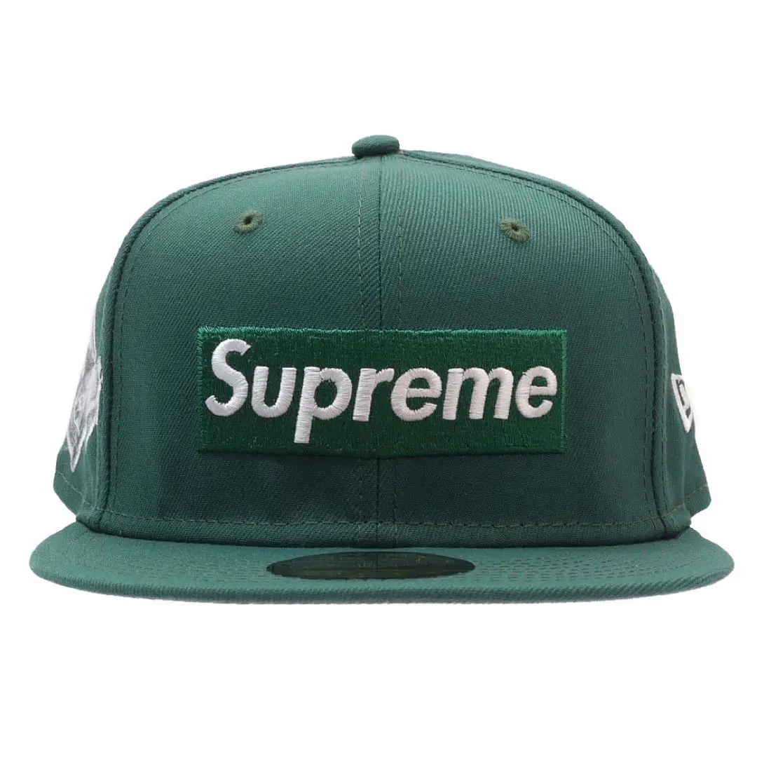 Supreme NEW ERA 綠色 棒球帽 尺寸7 1/4 的縮圖