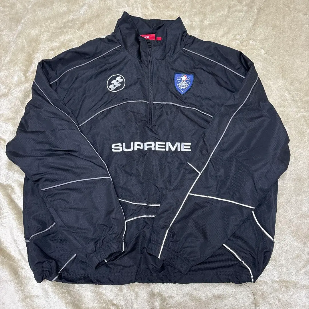 お値下不可supreme Satin Piping Pullover サイズL Supreme Satin Piping Pullover Black | eBay