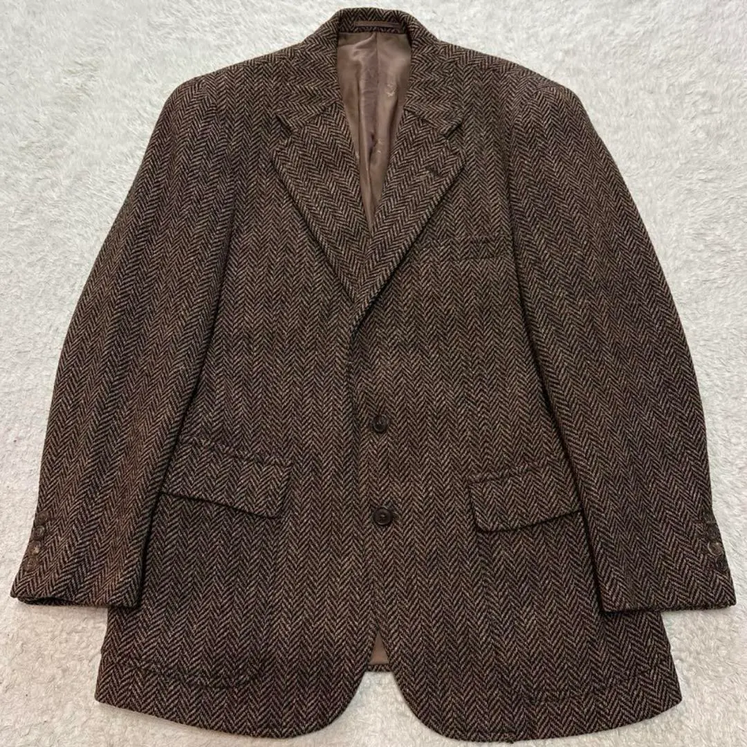 Thumbnail of 80s Vintage Avon House Herringbone Tweed Jacket
