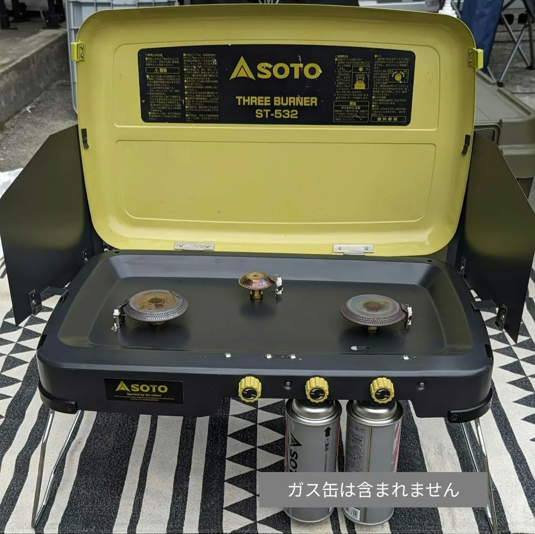 SOTO 3バーナー アウトドアコンロ ST-532+ST553(おまけ) 楽天市場】SOTO 新富士バーナー ソト 3バーナー ST-532