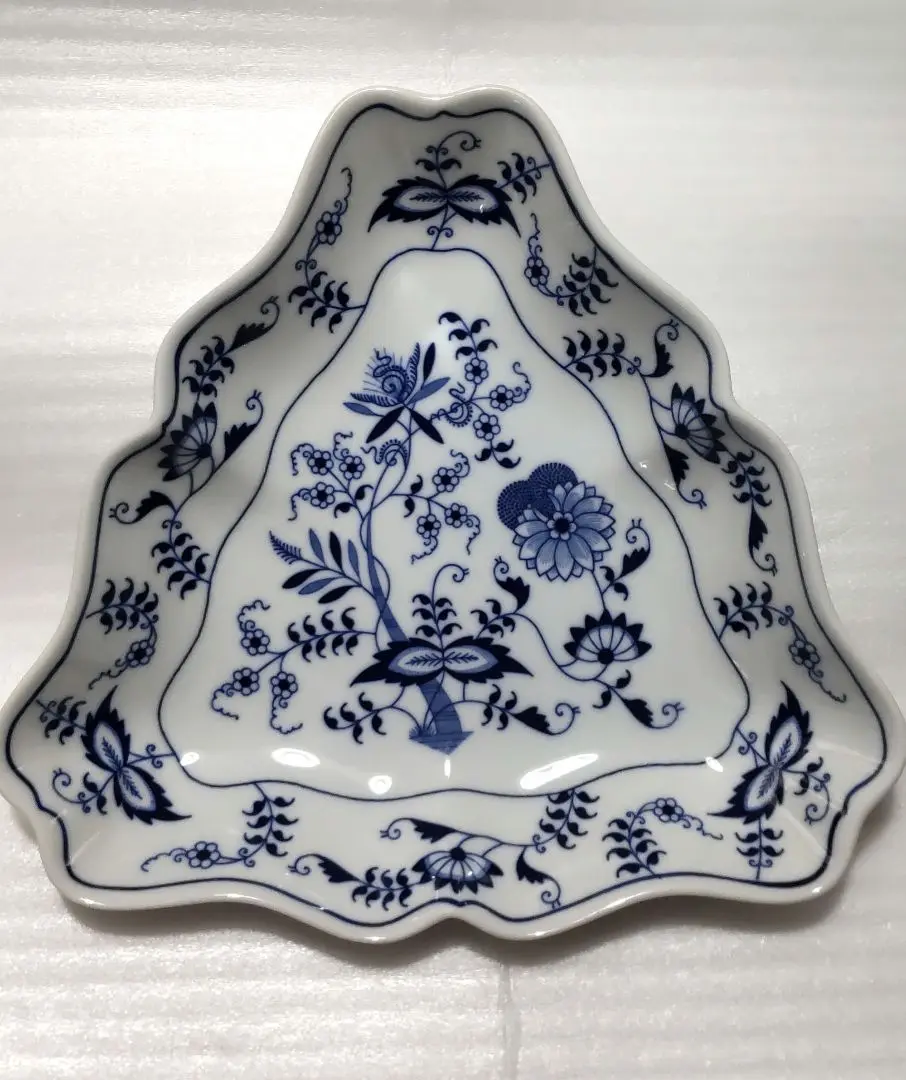 美品！Blue Danubeブルーダニューブ　レース皿　22cm ６枚 ブルーダニューブ Blue Danube 22cmプレート 5枚セット 中皿