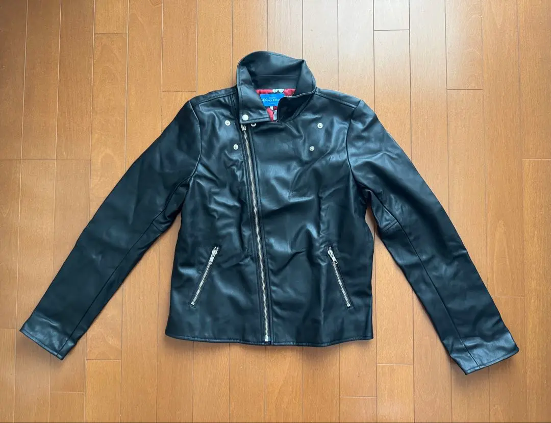 ✅️ 新品 デット Disney ディズニー 合成皮革 ライダース ジャケット 東京ディズニーリゾート ミッキー ライダースジャケット - メルカリ