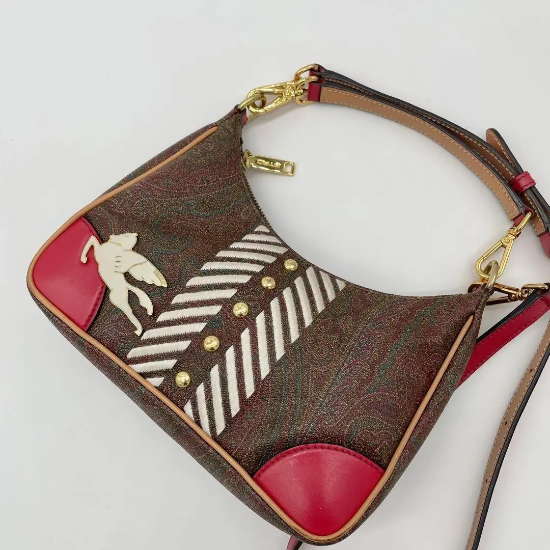 ETRO アクセサリーポーチ ショルダー 1936-9906 ペイズリー柄 ETRO アクセサリーポーチ ショルダー 1936-9906 ペイズリー柄