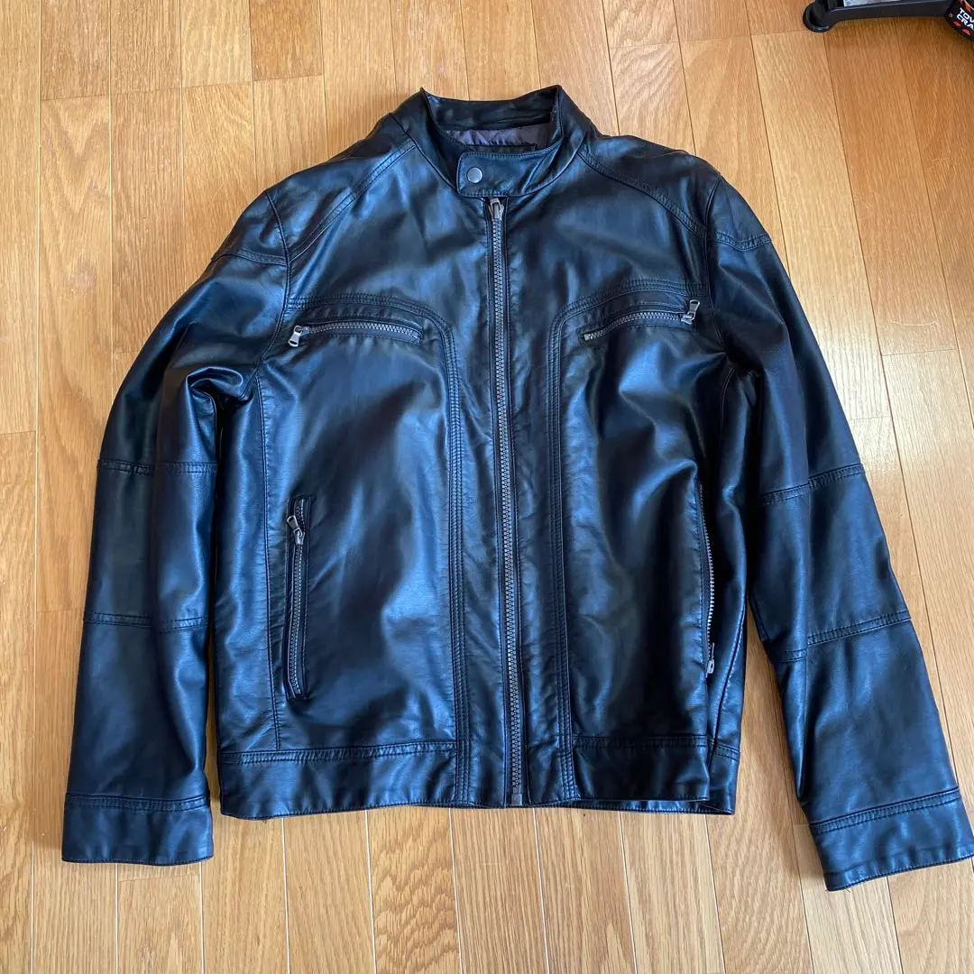 仿皮夾克 的縮圖