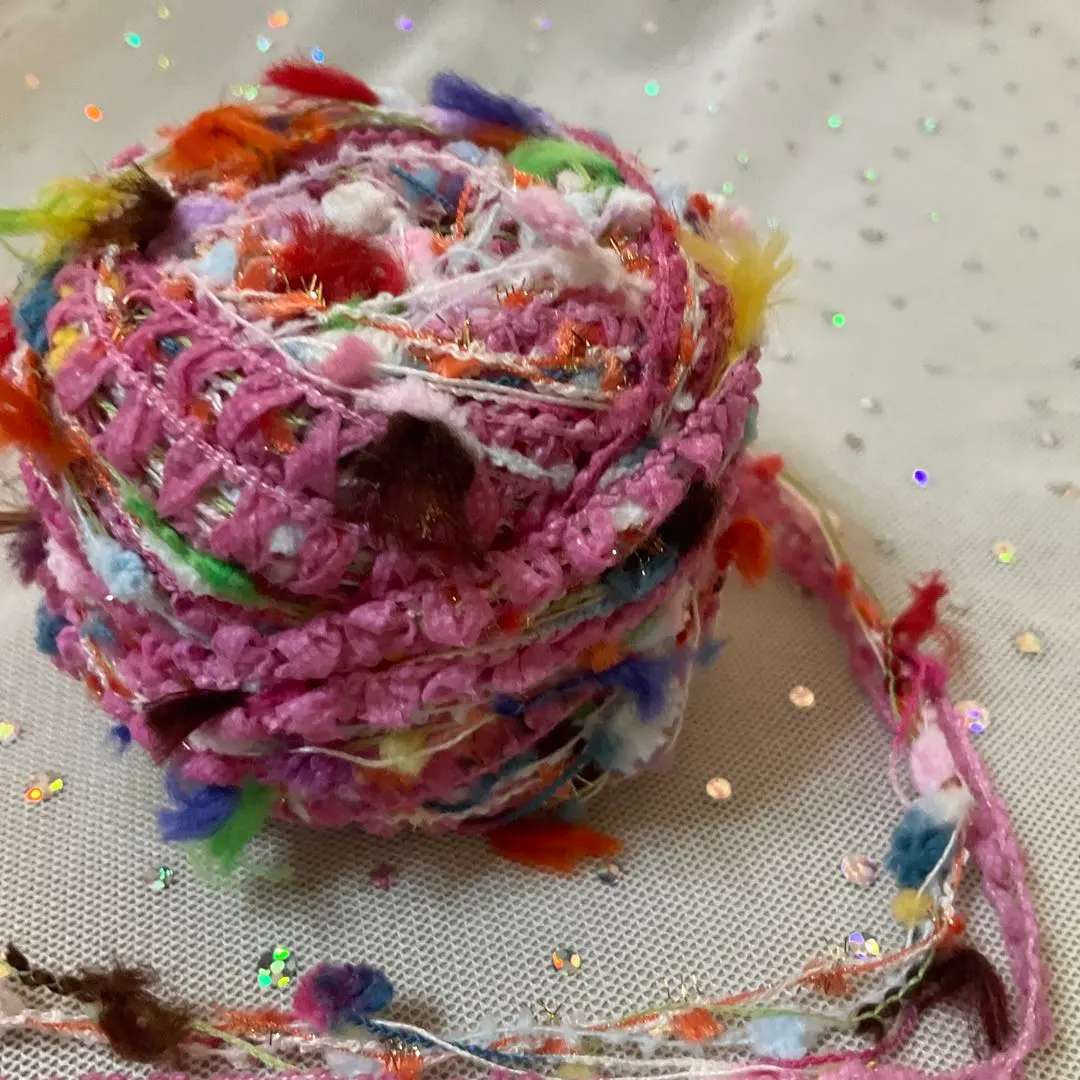 Thumbnail of Pink, 3 ply yarn