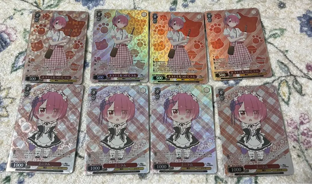 PRミニレム PRミニラム PRミニエミリア等6種各2枚セット ヴァイス PR ミニエミリア 販売 | Re:ゼロから始める異世界生活Vol.3