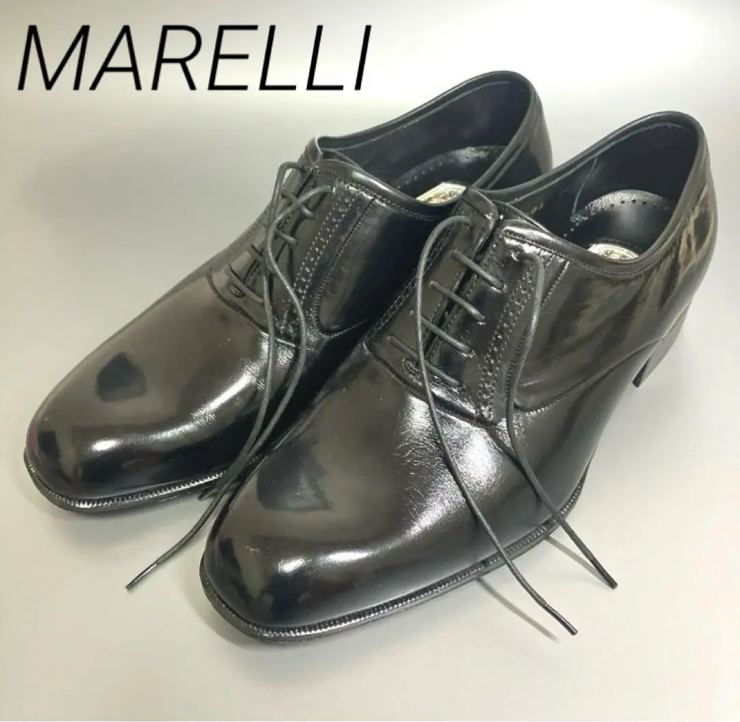 【最終値下げ】Marelli ELEGANZA 革靴ブラック　編み込み　黒 2025年最新】Marelli カラー：ブラック系 ローファー・革靴の