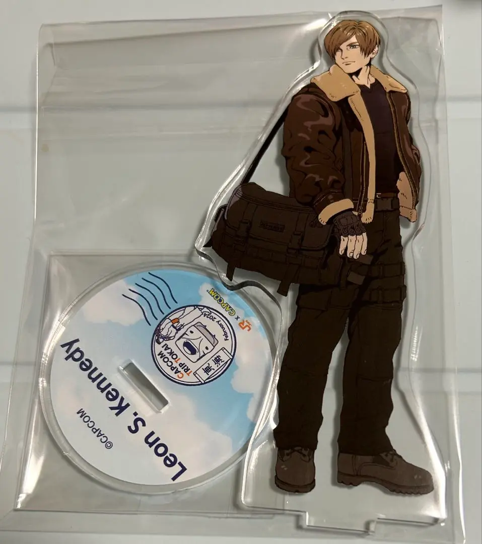 バイオハザード 缶バッジ レオン イーカプコン |CAPCOM×B-SIDEステッカー バイオハザード RE:4
