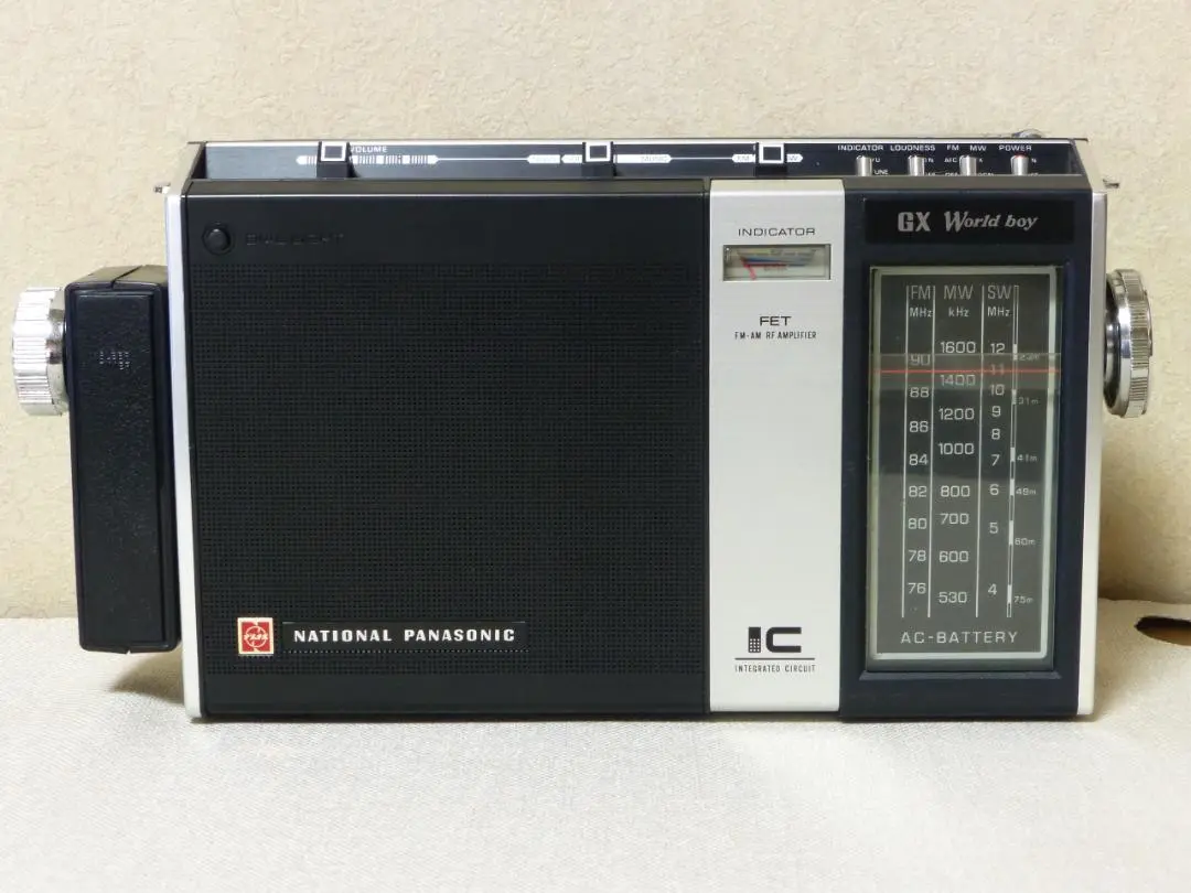 ナショナルRF-858 昭和43年発売 ワールドボーイ RF-858 と、久しぶりにご対面、 - My Graffiti Board