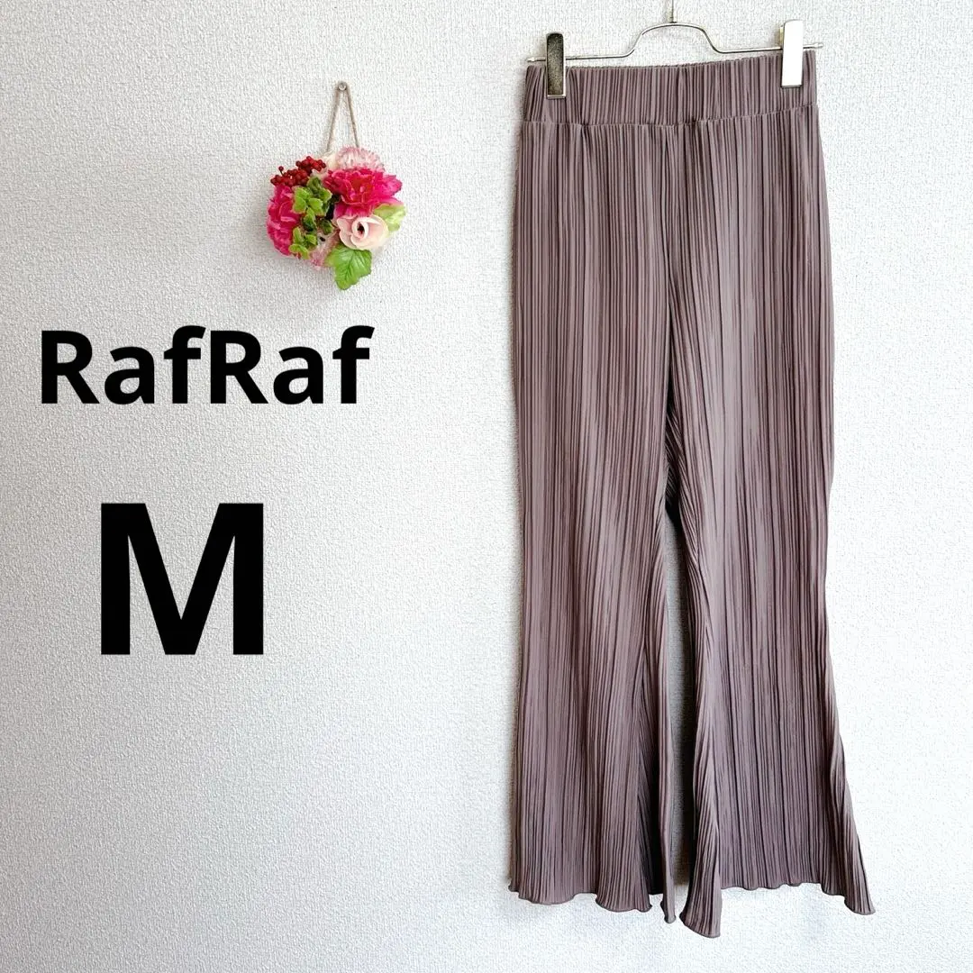 Thumbnail of a6031 RafRaf Wide Pleated Pants Lightweight Elastic Waist Vintage M