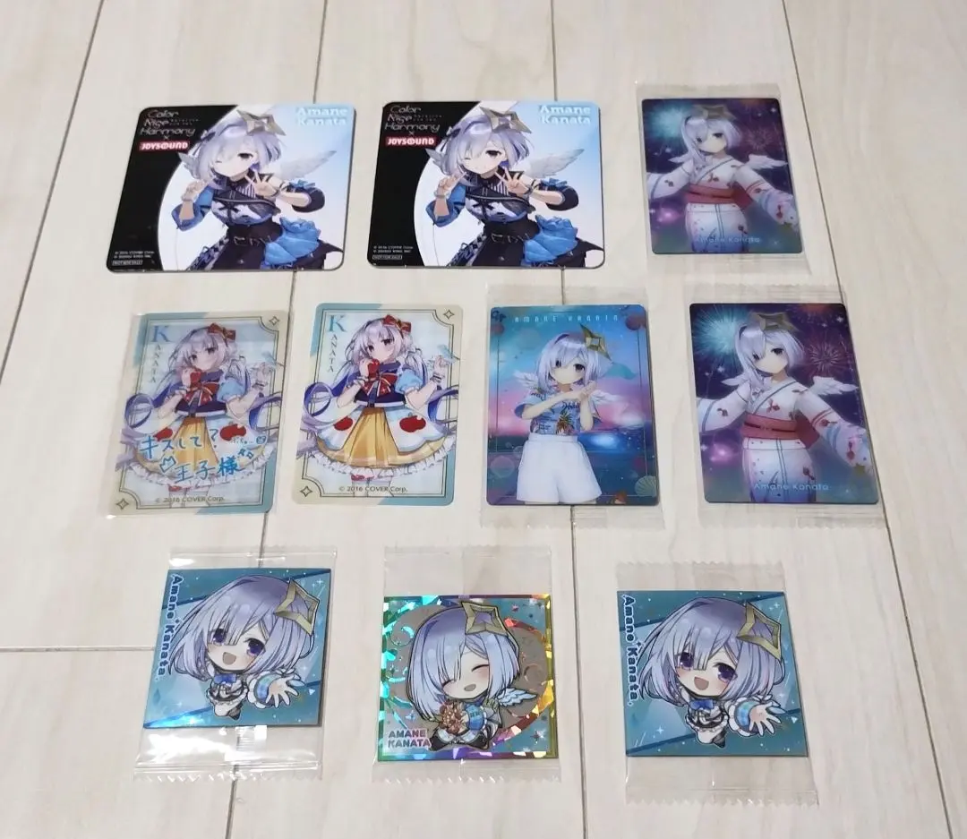 Thumbnail of Hololive Amane Kanata Wafer Card Seal Coaster Set of 10