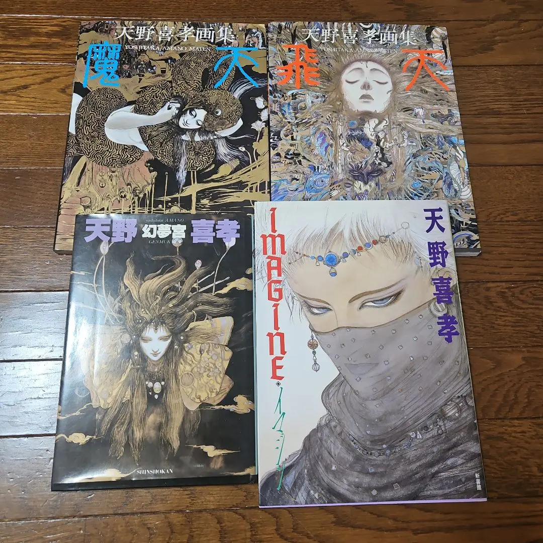 【天野喜孝 2冊】天野喜孝画集 花天／イマジン IMAGINE　画集 gdf イマジン | 天野 喜孝 |本 | 通販 | Amazon