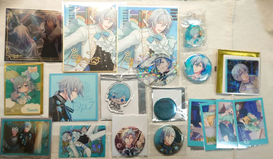 Thumbnail of Bundle sale: IDOLiSH7 (I7) - Kujyo Tamaki - Can badges, etc.
