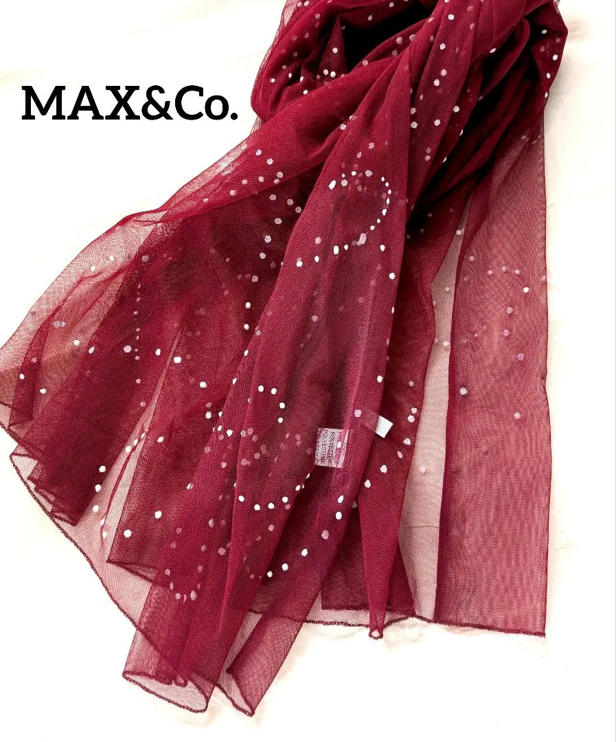 MAX&CO ストール未使用 Max & Co. - MAX&CO. マックスアンドコー ストール - グレー