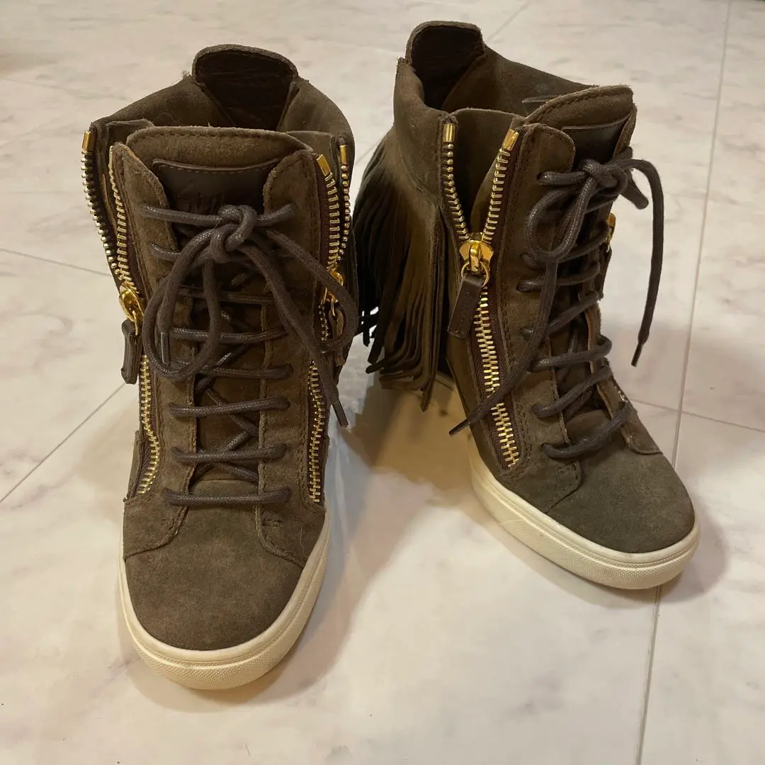 Thumbnail of Giuseppe Zanotti in-heel sneaker boots