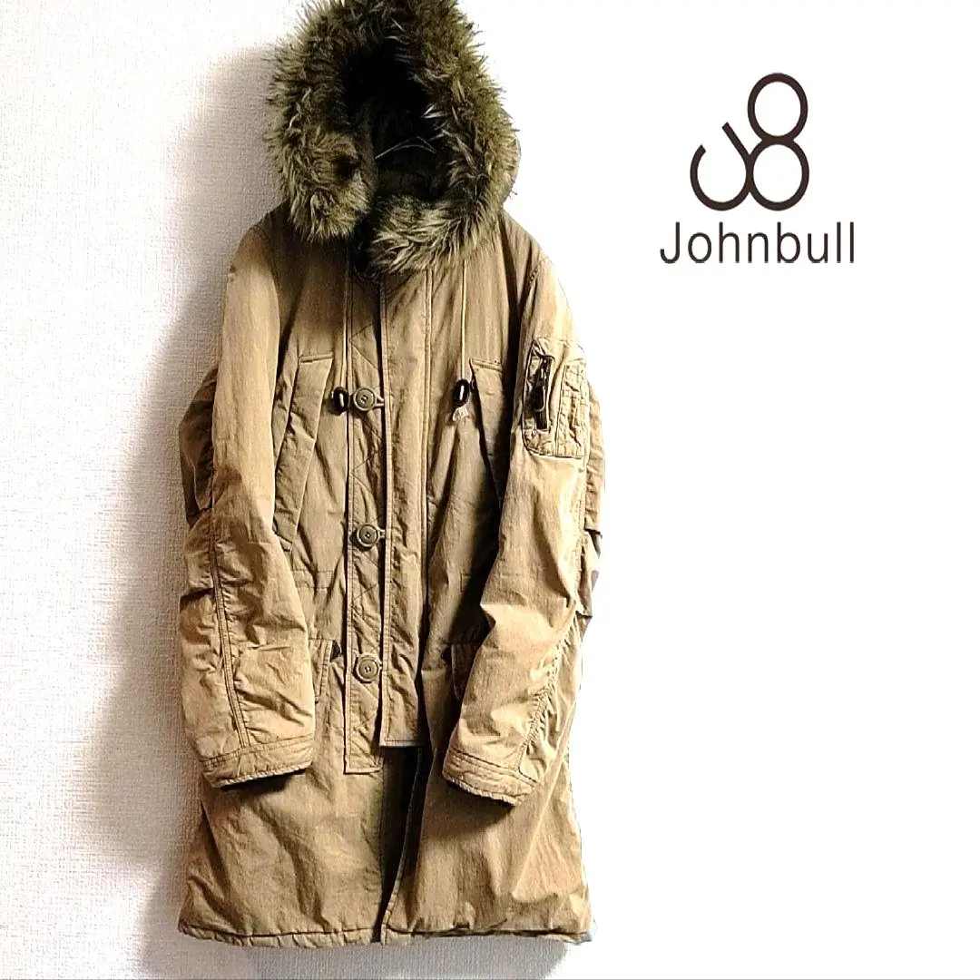Thumbnail of Johnbull men's coat with fur, cowhide, Mods coat, size S