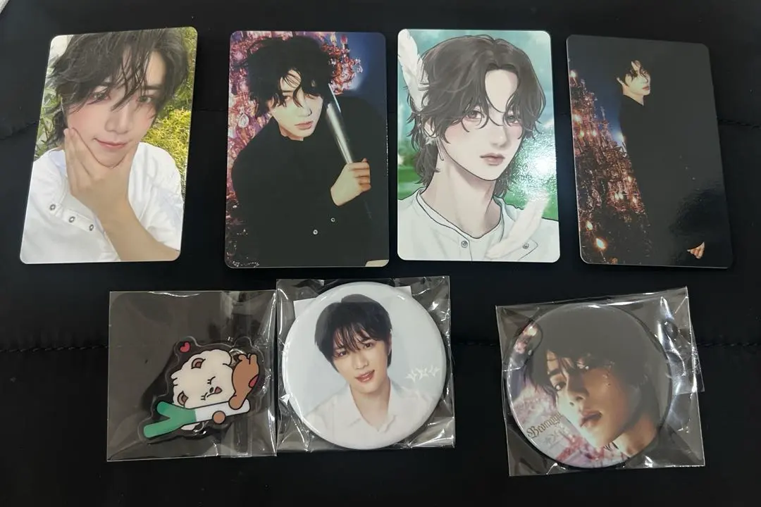 Thumbnail of TXT starkissed POPUP trading card, Pop-up Beomgyu, can badge