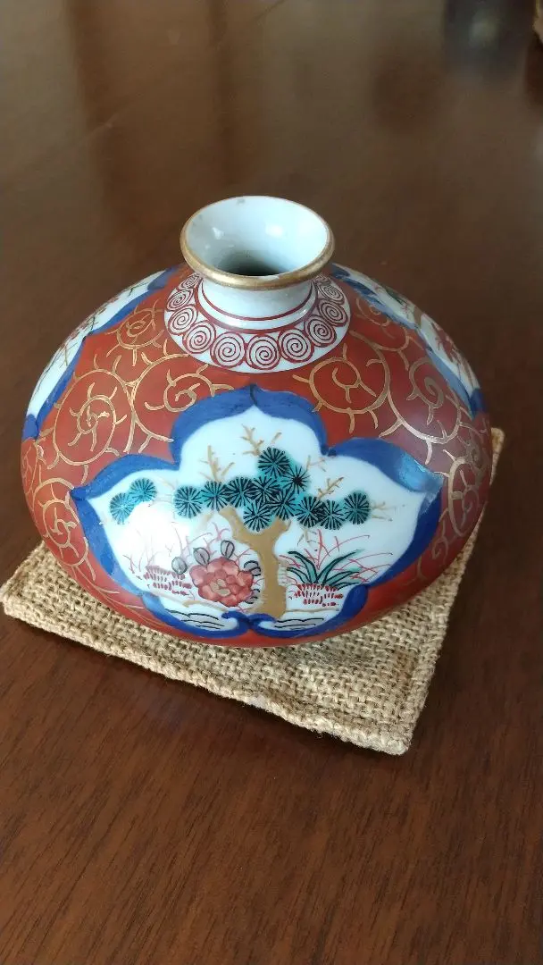 油壺　伊万里　色絵　陶器　骨董　優品 m28547001677_1.jpg?1746247271