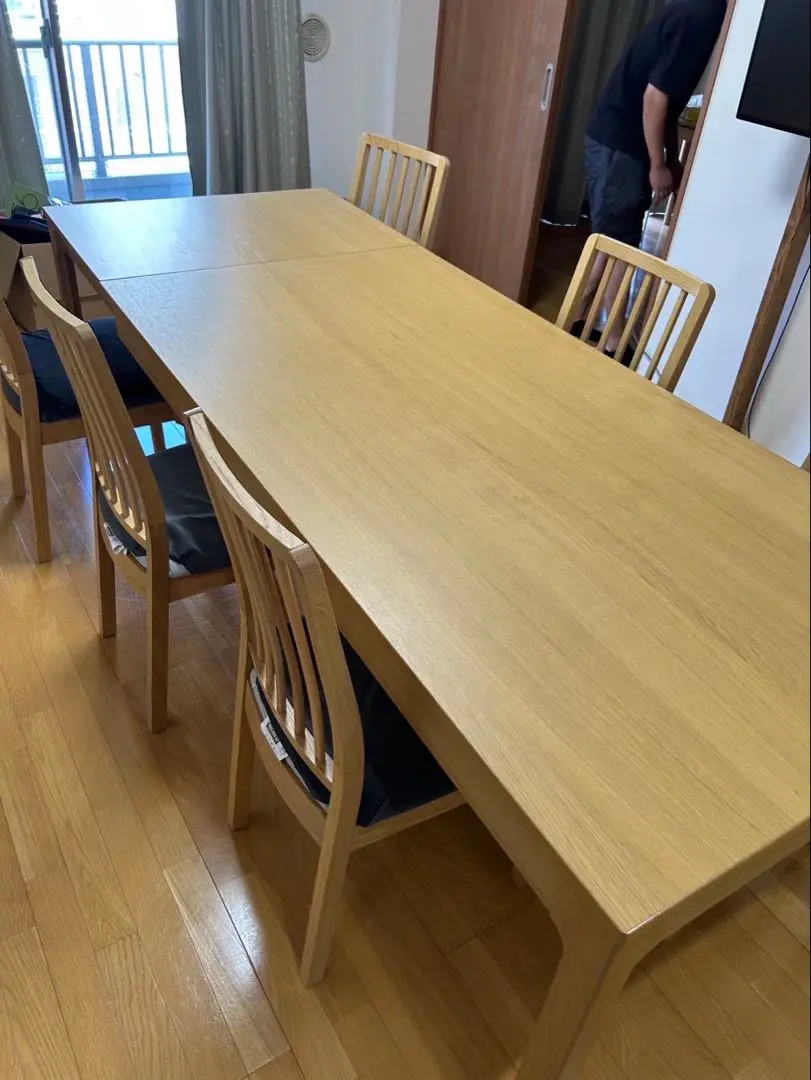 IKEA EKEDALEN エーケダーレン 80/120×70cm Ikea EKEDALEN extendable table, 80/120x70 cm, oak : Amazon