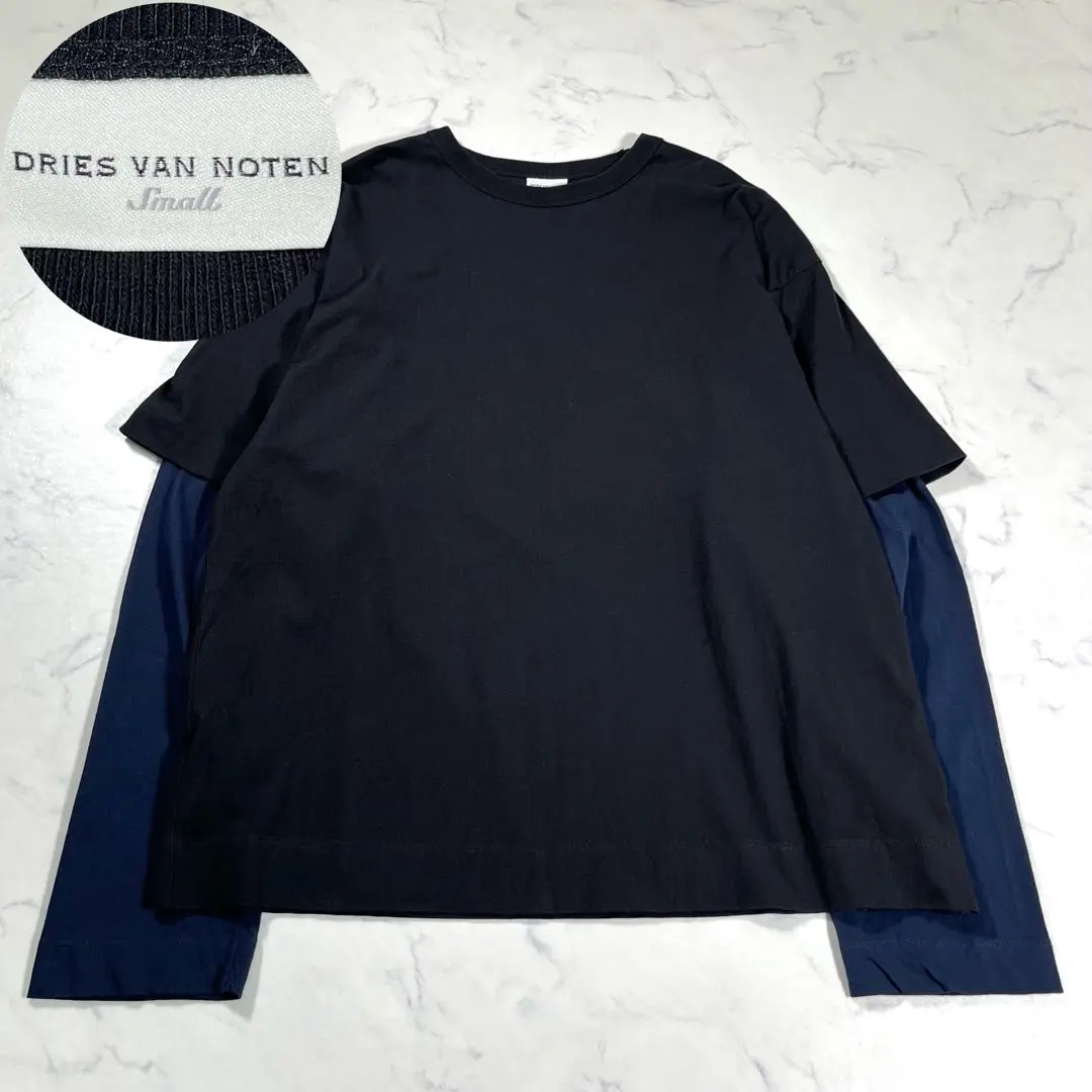 送料＆関税込◆Dries Van Noten◆ パイソン柄クルーネックロンT 2025年最新】DRIES VAN NOTEN 柄・デザイン：無地 メンズ 七分