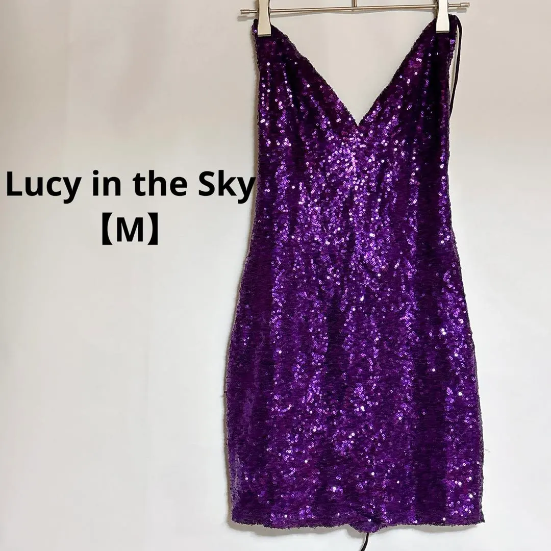 Thumbnail of Beautiful Condition ✨ Lucy in the Sky 【M】 Purple Sequin Dress Night Butterfly