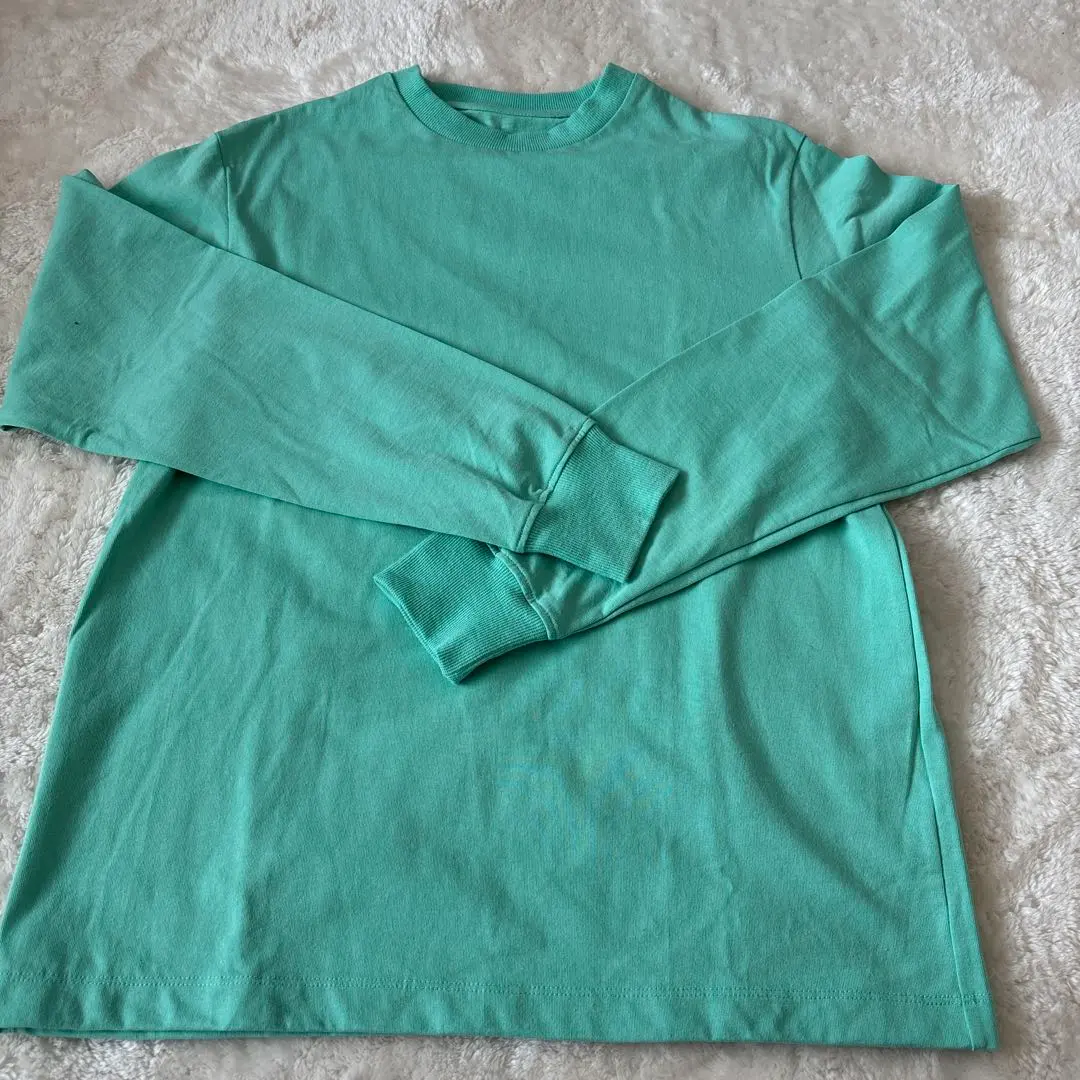 Thumbnail of Veritecoeur Mint Green Tenjiku Crew Neck Long Sleeve