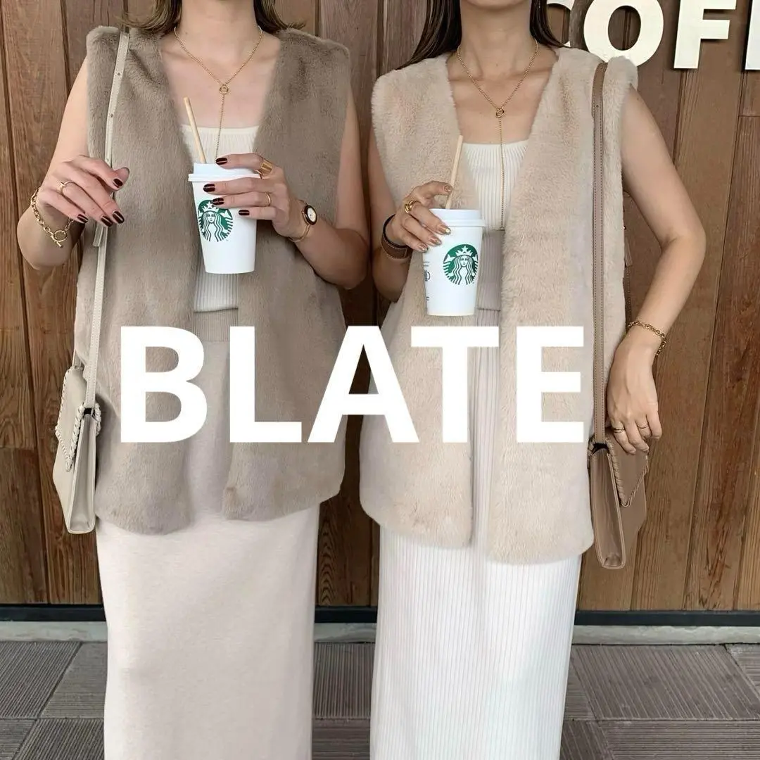 BLATE ファーコート　blate 2025年最新】blate ファーベストの人気アイテム - メルカリ