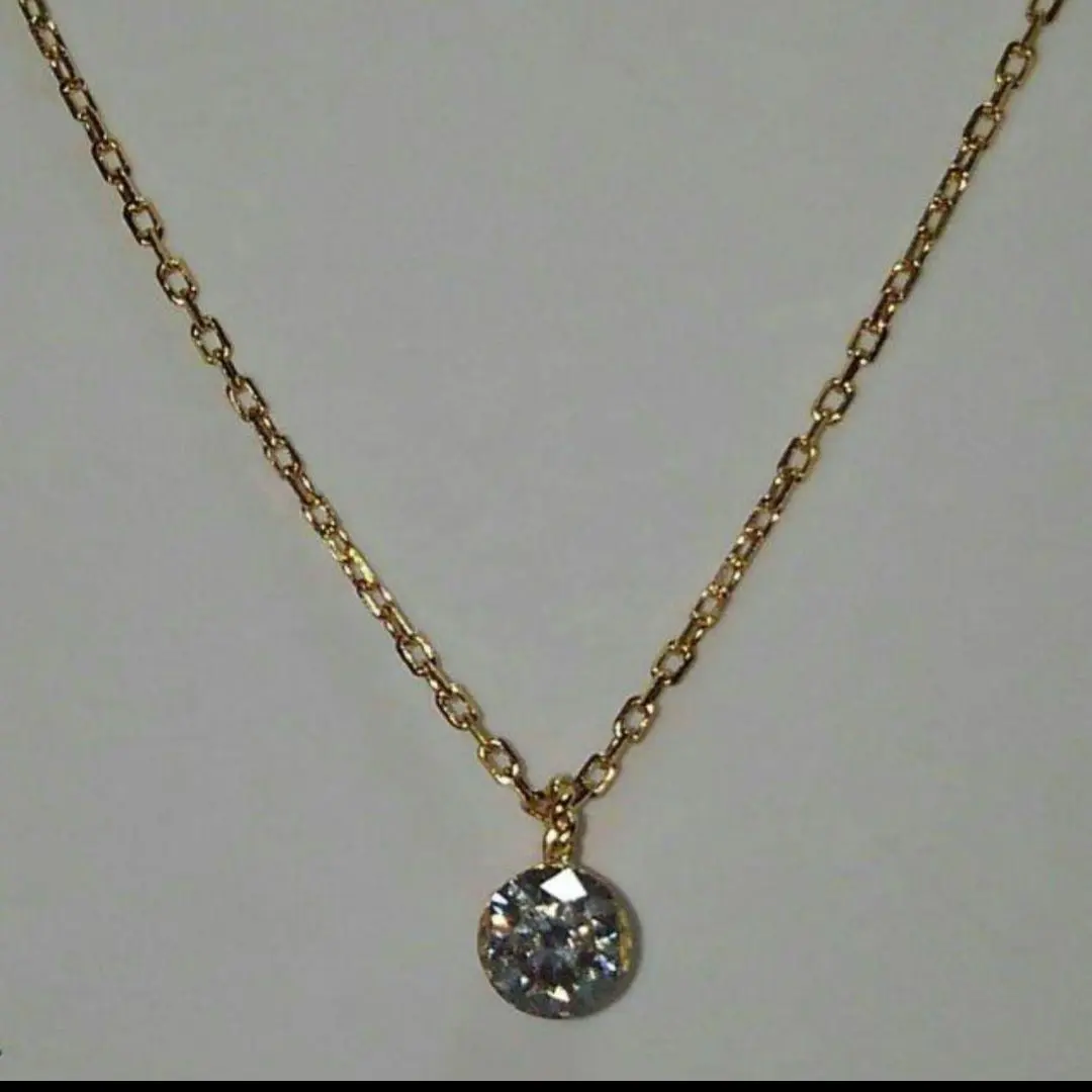 Thumbnail of agete K18 0.2ct Diamond Necklace