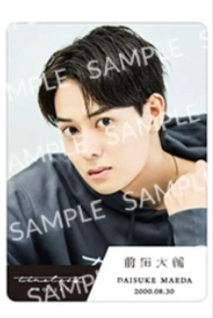 【新品未使用】timelesz project タイプロ トレカ 前田大輔 タイプロ トレカ 前田大輔
