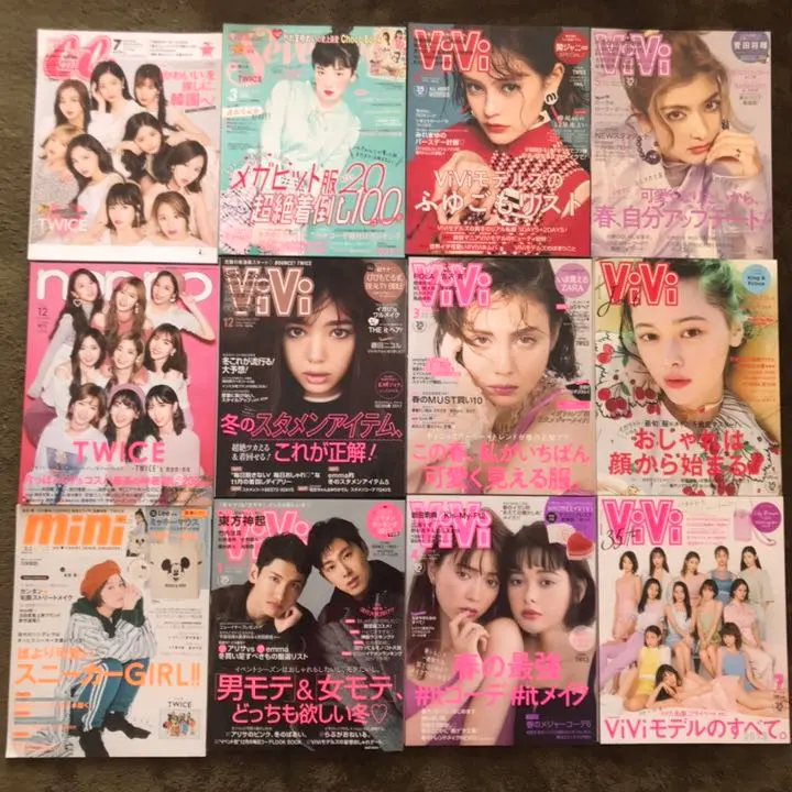 TWICE ViVi non-no Seventeen mini CanCam 的縮圖