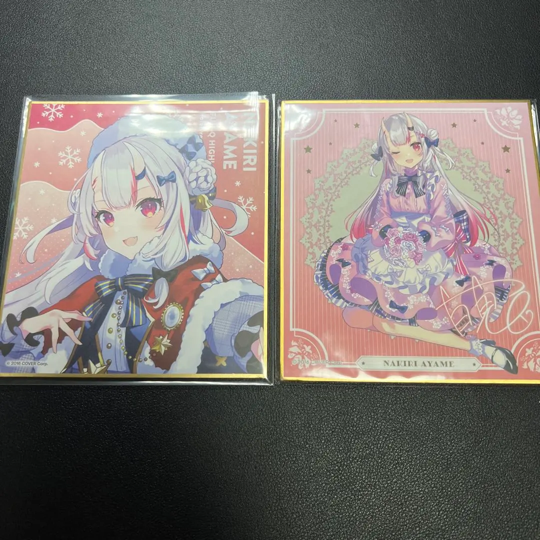 Thumbnail of Shikishi (decorative paperboard) Nakiri Ayame Hololive Fujikyu (Fuji-Q Highland)