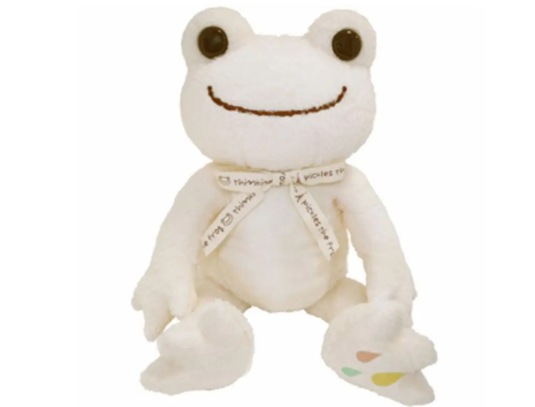 希少 シュシュピクルス ぬいぐるみ モカ アイボリー Ｍサイズセット Amazon.co.jp: シュシュピクルス かえるのピクルス ぬいぐるみ