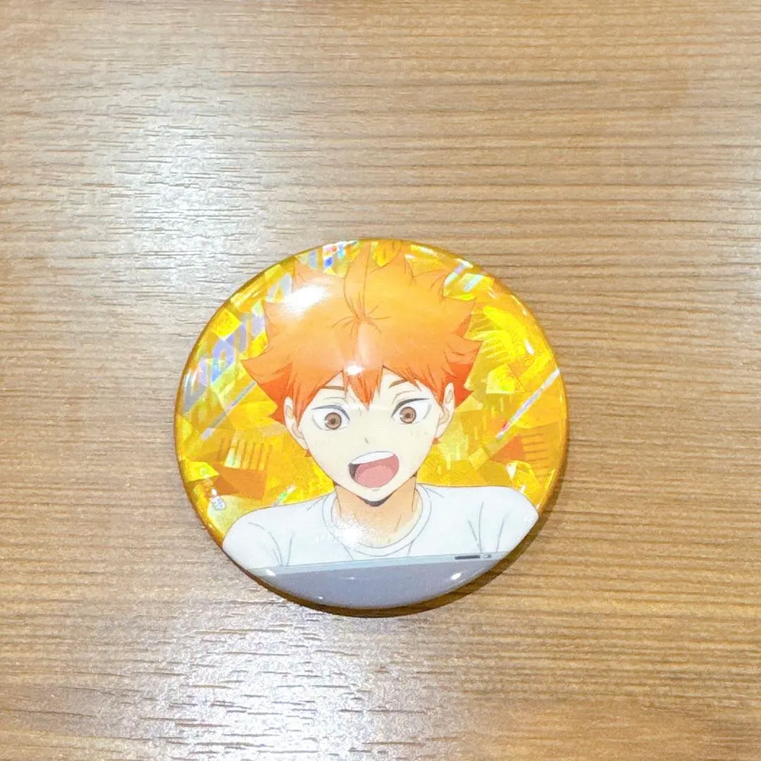 Thumbnail of Haikyu!! Trading Hologram Can Badge: Shoyo Hinata