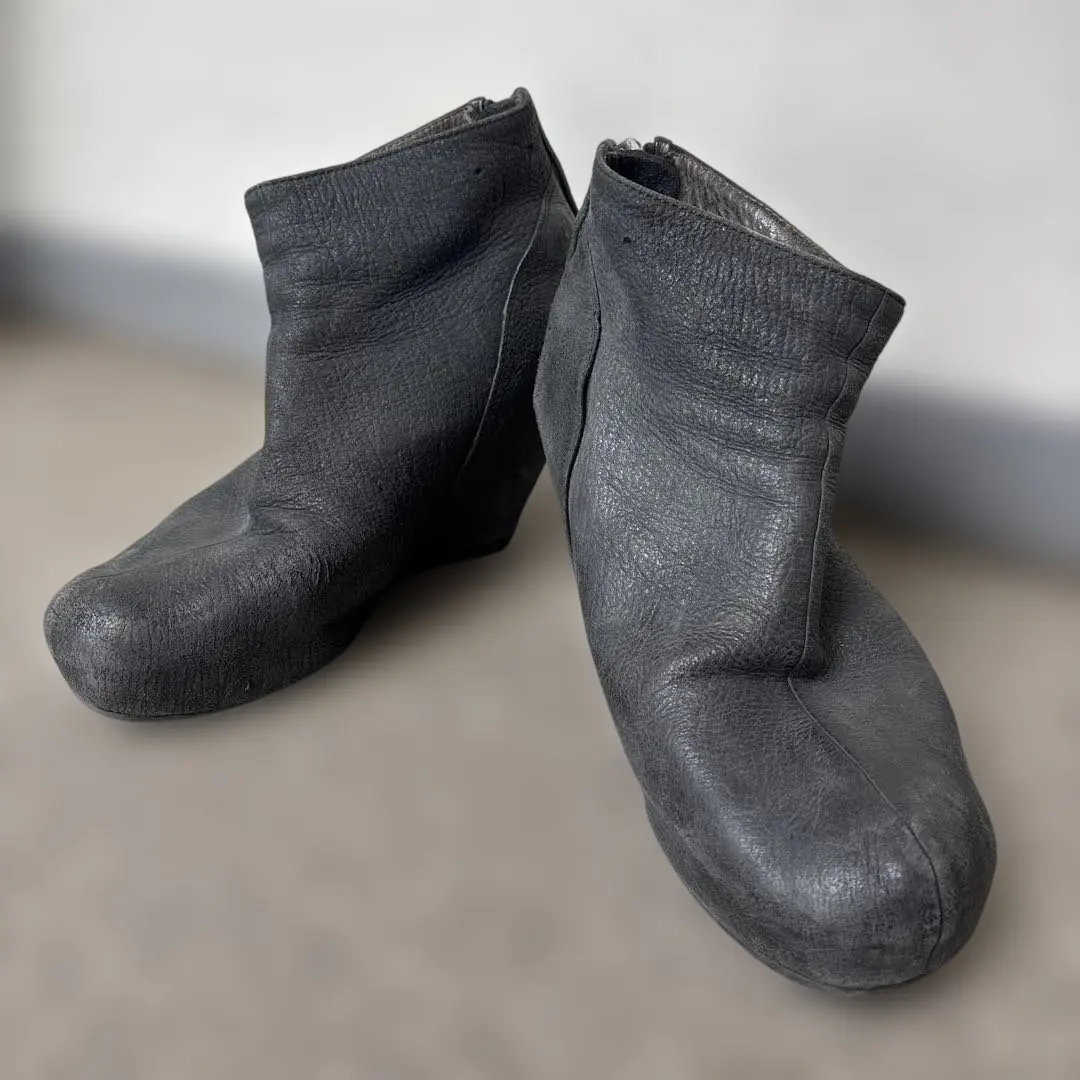 Rick Owens チャンキーソール ハイヒール　ブーツ　RP4864 Rick Owens チャンキーソール ハイヒール ブーツ RP4864 リック