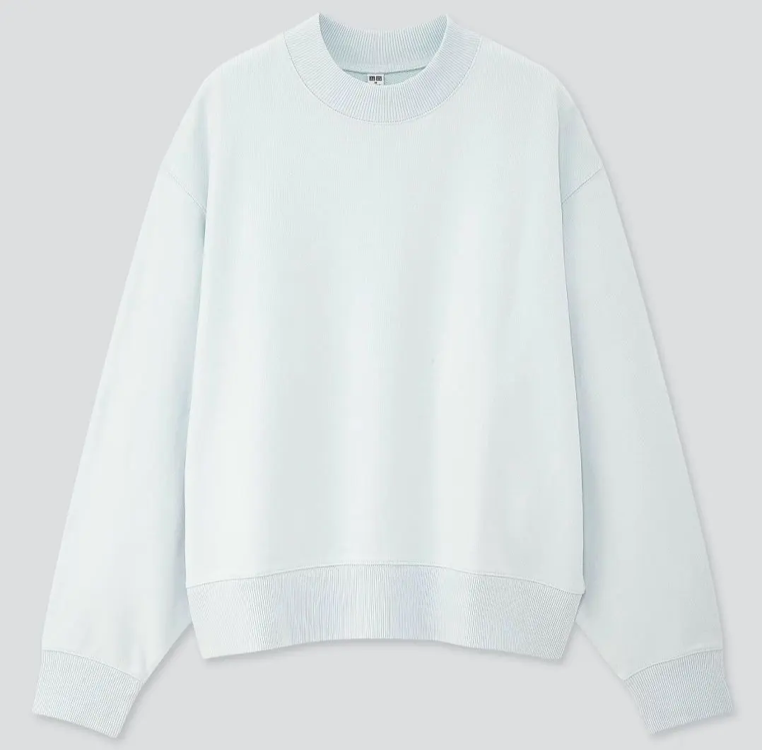 Thumbnail of UNIQLO Sweat Crew Neck Shirt (Long Sleeve) - Light Blue