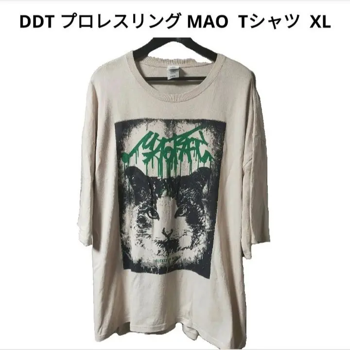 DDTプロレス MAO Tシャツ Mサイズ DDDTプリズムシールデザインTシャツ MAO | DDT ONLINE STORE