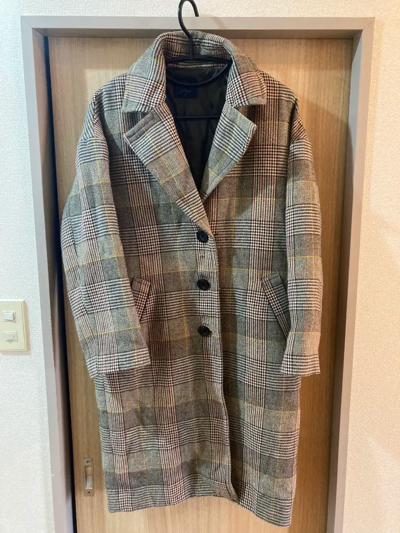 【アメリカンホリック】チェスターコート　シンプル　温かい　アダルティー　上品　M 2025年最新】アメリカンホリック チェスターコートの人気