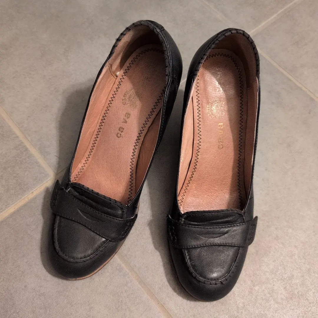 Thumbnail of cavacava Leather Loafer-Style Pumps