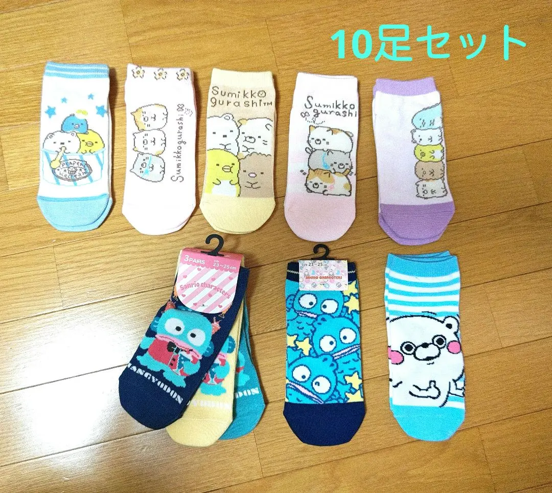 角色襪子 10雙 組合販售 的縮圖