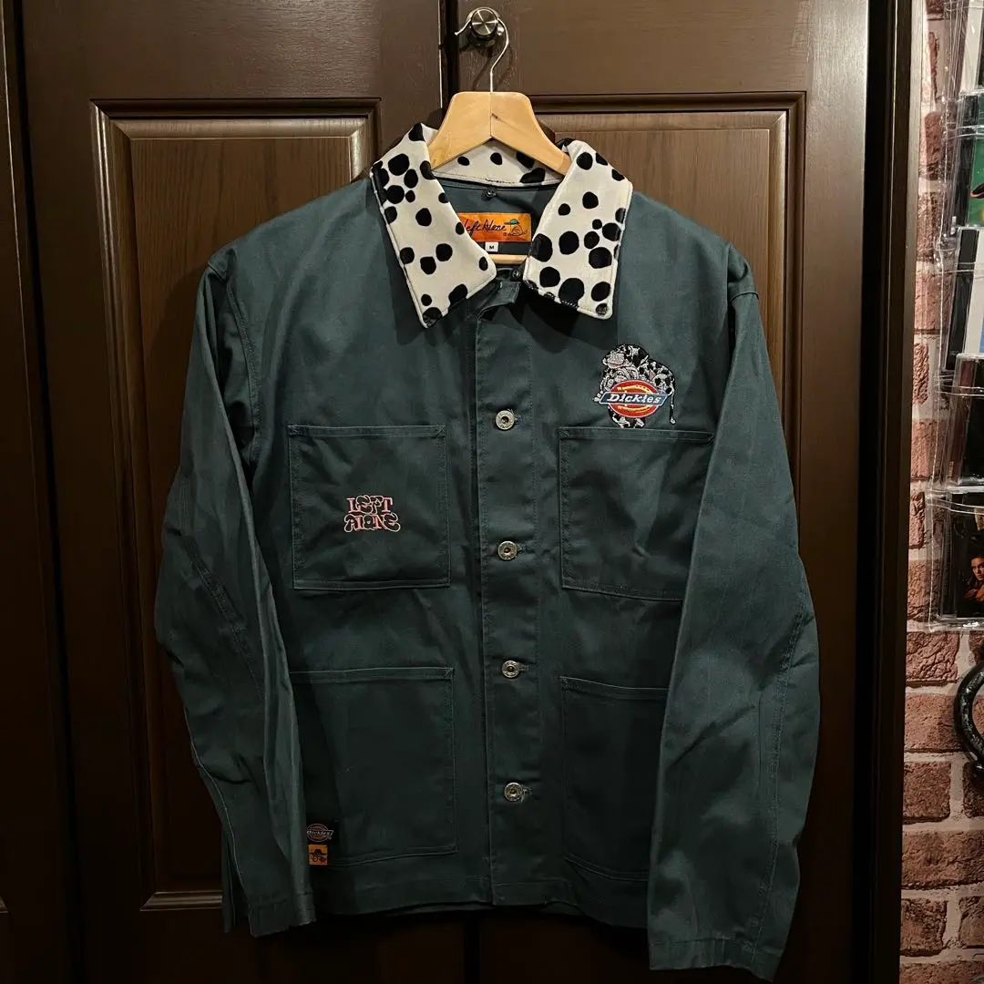 536【コラボ】Dickies×Left Alone カバーオール　刺繍ロゴ　L 2025年最新】left alone dickiesの人気アイテム - メルカリ