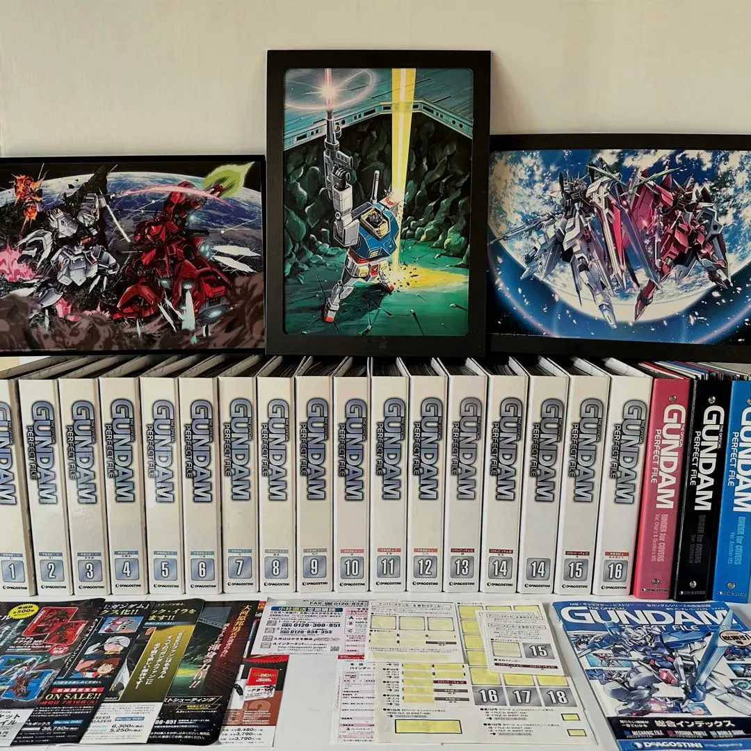 ガンダム　ファクトファイル　ディアゴスティーニ　1〜150巻まで全巻コンプリート デアゴスティーニ ガンダム・ファクトファイル 全150刊全巻セット