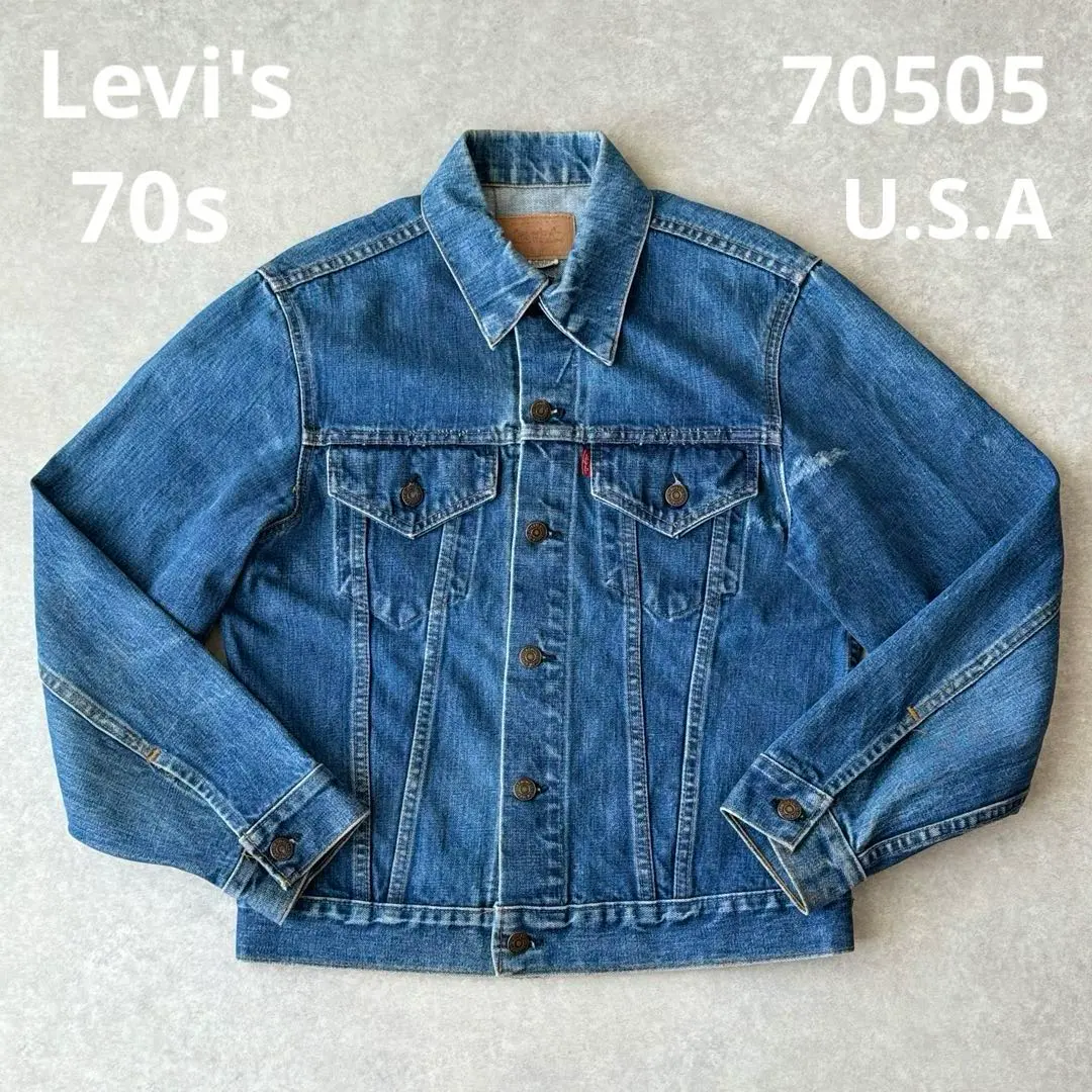 Thumbnail of 70s USA-made Levi's 70505 4th Vintage