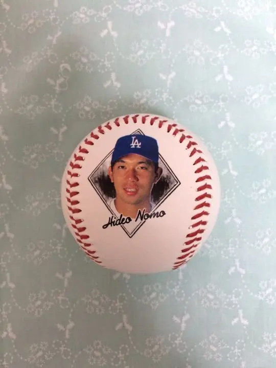 MLBドジャース野茂英雄選手⭐︎ノーヒットノーラン記念FOTOボール 野茂英雄 ドジャース ボール 記念ボール ノーヒットノーラン