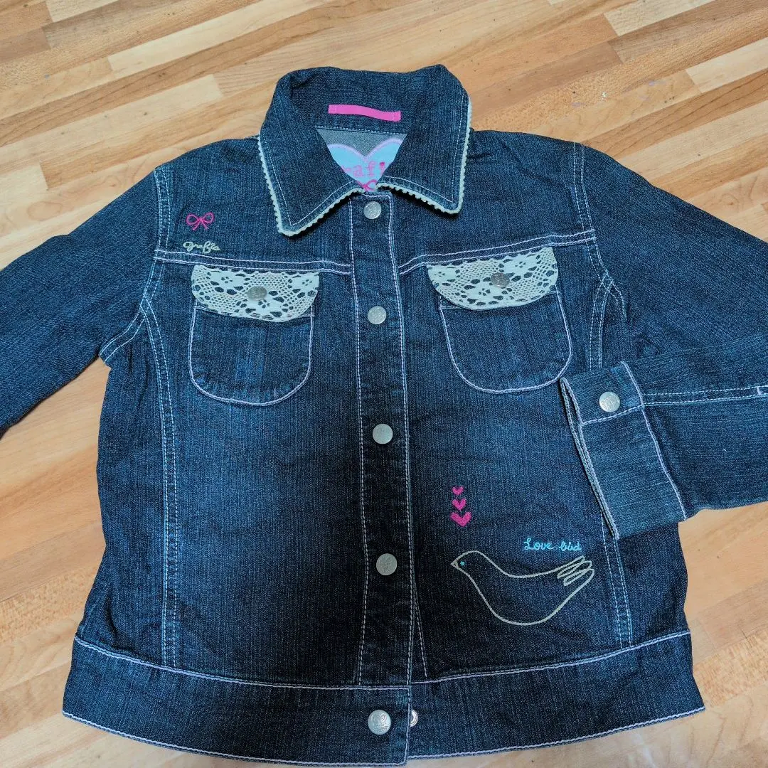 grafia 深藍牛仔外套 140 的縮圖
